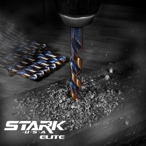 Stark ELITE High Speed Steel Drill Bit Set with Case (29-Piece)