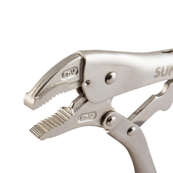 SUNEX TOOLS 10 in. Curved Jaw Locking Pliers