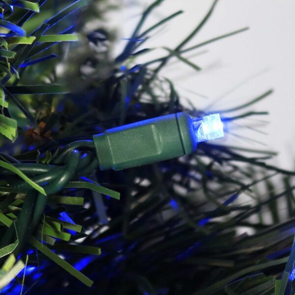 Sunnydaze Decor 22 ft. 5 mm W Angle 70-Count Multi-Seasonal Decor LED String Lights - Blue