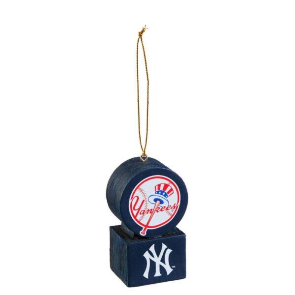 Team Sports America New York Yankees 1-1/2 in. MLB Mascot Tiki Totem Christmas Ornament