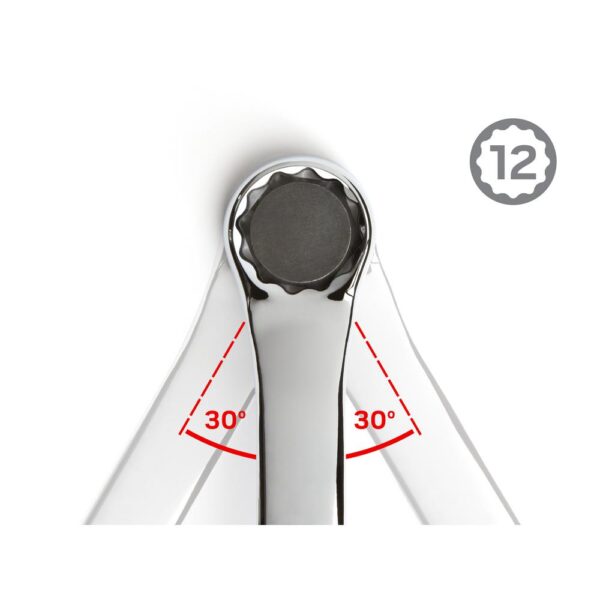 TEKTON 1 in. x 1-1/16 in. 45° Offset Box End Wrench