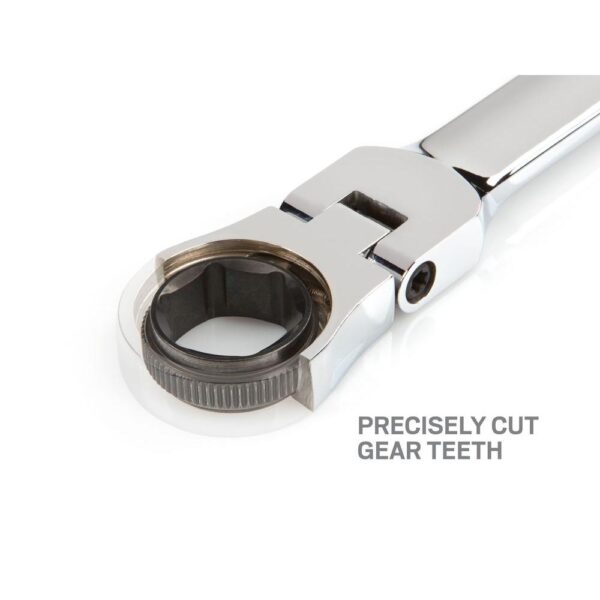TEKTON 9 mm x 11 mm Flex-Head Ratcheting Box End Wrench