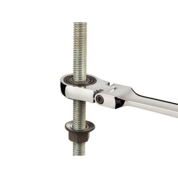 TEKTON 9 mm x 11 mm Extra Long Flex-Head Ratcheting Box End Wrench
