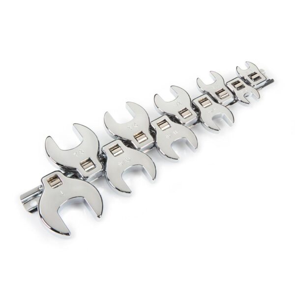 TEKTON 3/8 in. Drive 3/8-1 in. Crowfoot Wrench Set (10-Piece)