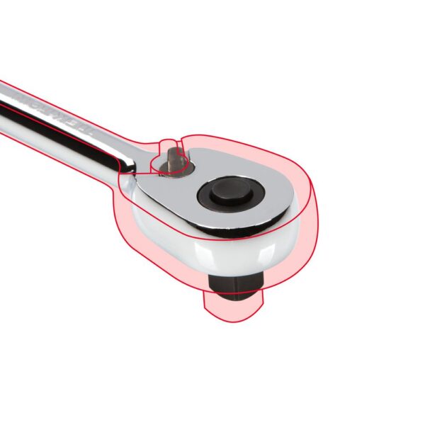 TEKTON 1/4 in. Drive x 3 in. 90T Quick-Release Ratchet