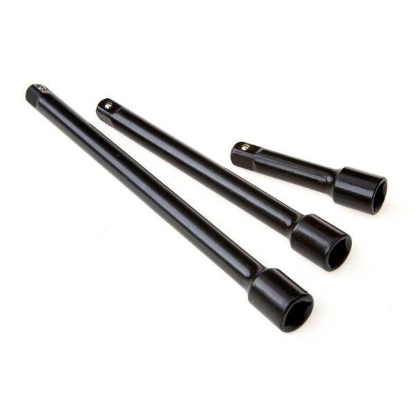 TEKTON 3/8 in. Drive 3, 6, 8 in. Impact Extension Bar Set (3-Piece)