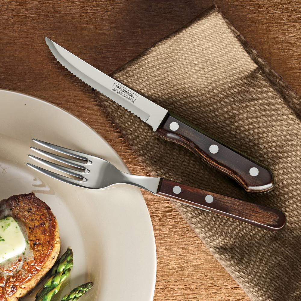 Tramontina Churrasco 8-Piece Steak Knife and Fork Set – Monsecta Depot
