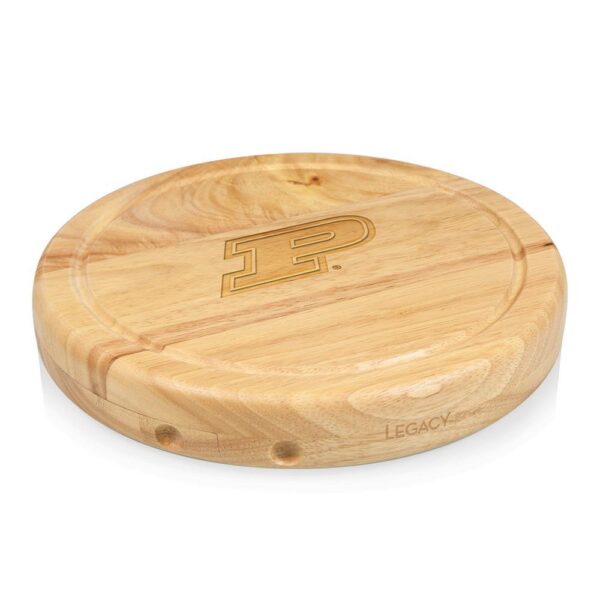TOSCANA Purdue Boilermakers Circo Wood Cheese Board Set with Tools