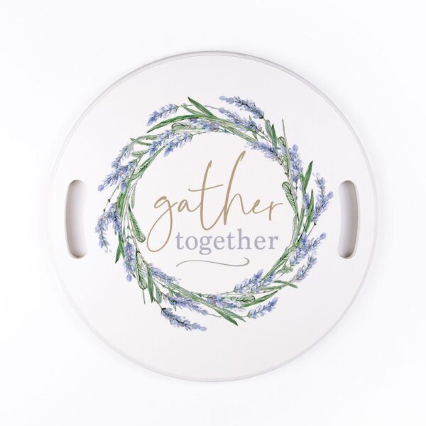P Graham Dunn Gather together white Decorative wood Tray