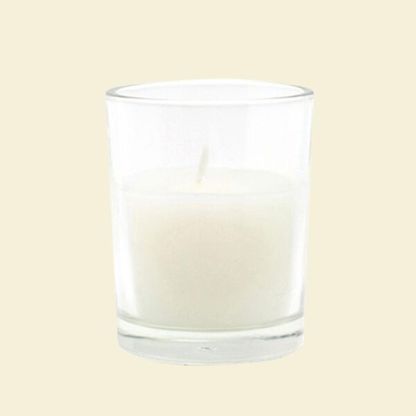 Zest Candle 2 in. White Citronella Round Glass Votive Candles (12-Box)