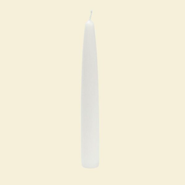 Zest Candle 6 in. White Taper Candles (12-Set)