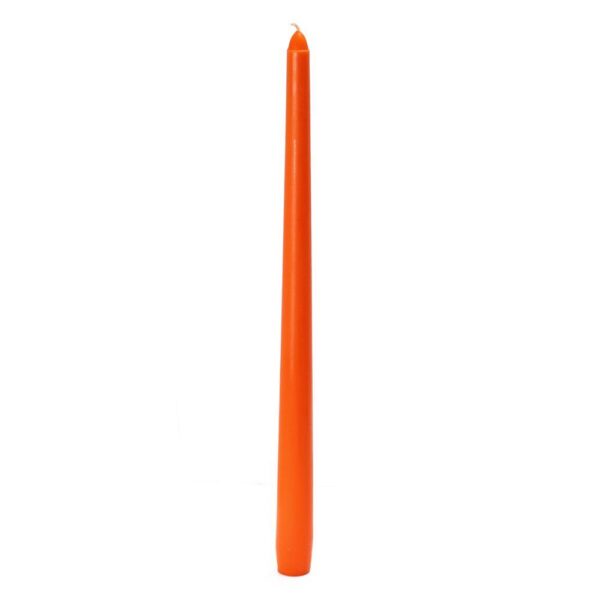 Zest Candle 12 in. Orange Taper Candles (12-Set)