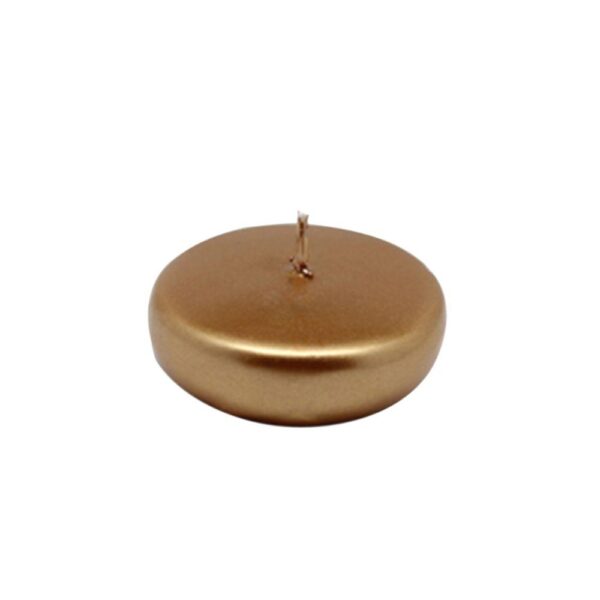 Zest Candle 2-1/4 in. Metallic Bronze Gold Floating Candles (24-Box)